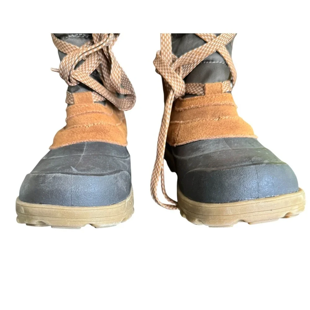 Baretraps Yardley Women 7.5 Brown Suede Faux Fur Winter Snow Boots Insulated